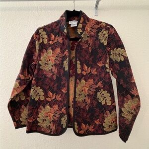 Women’s Autumn Leaf Pattern Jacket